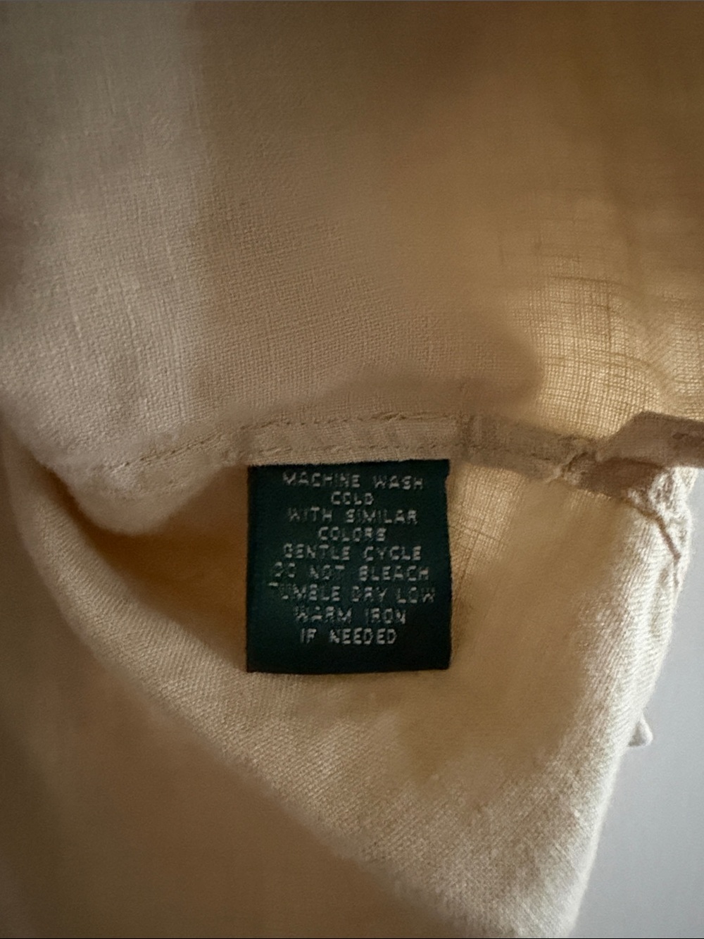 100% Linen Button Down - Picture 3 of 5